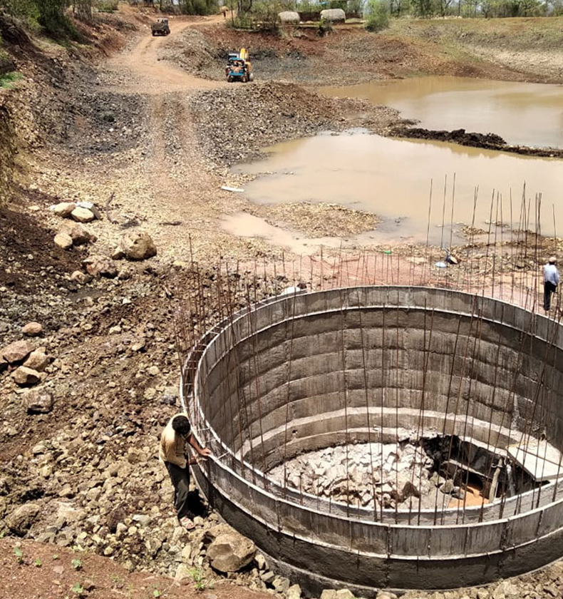 Percolation Tank Desilting