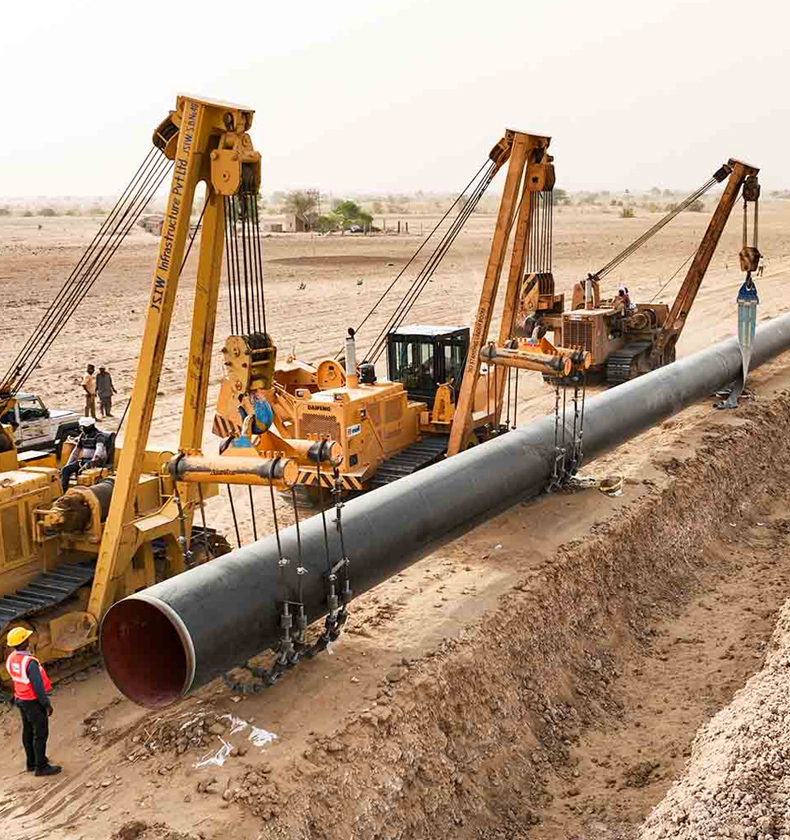 Water Pipeline Construction