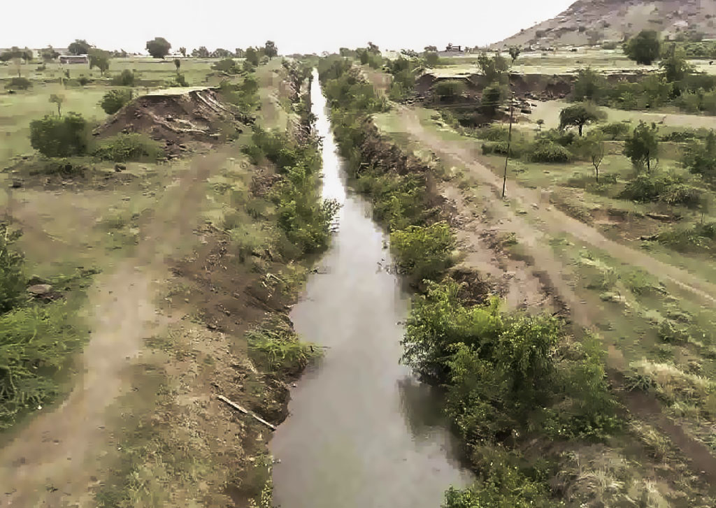 District Sangli Atpadi Naam Canal