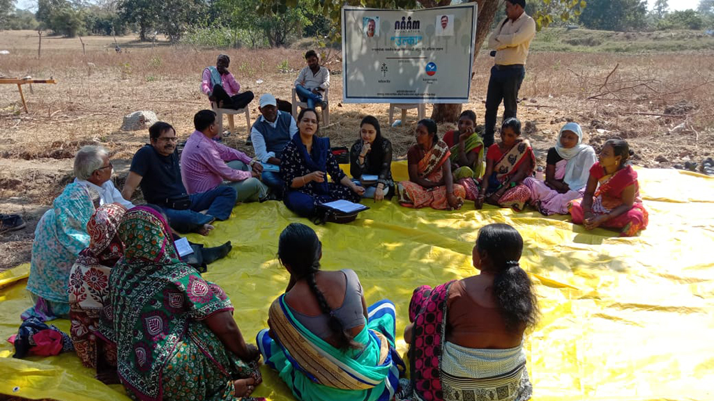 Meeting with Mahila Bachat Gat