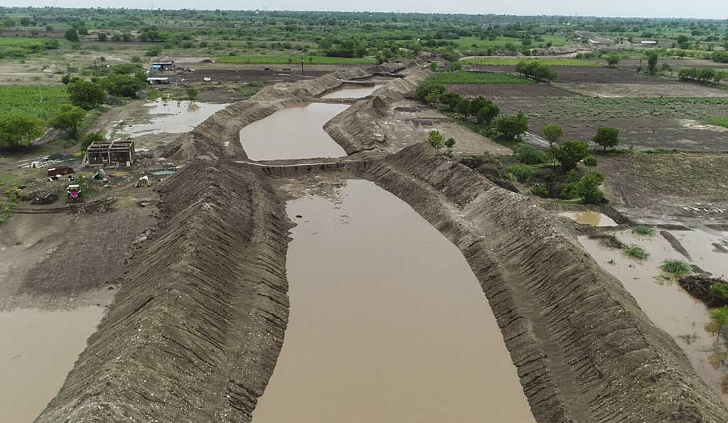 District Beed Village Pimpalner excavation